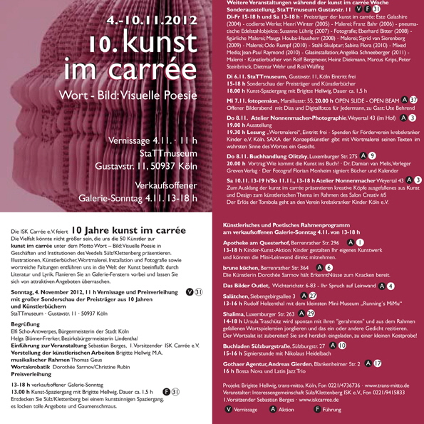 2012 Einladung kunst im carr�e